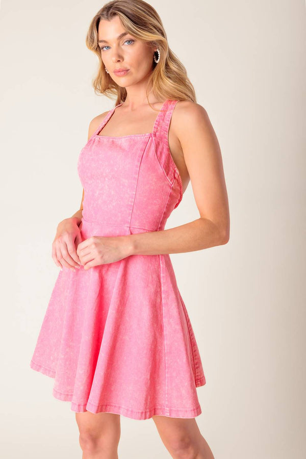 hibiscus-hideaway-woven-mini-dress Flying Tomato-Sophia's StyleDRESSES-1